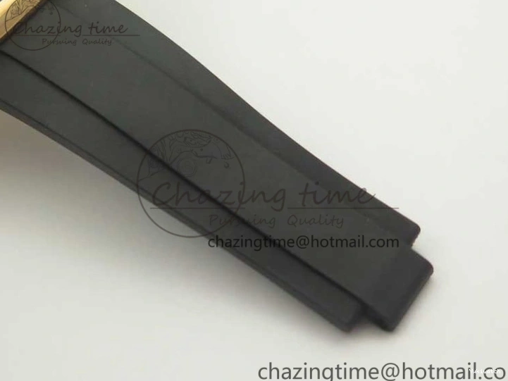 On Daytona Gold Black Super Clone Best Dial 116515 Edition 1:1 Rubber A4130 Strap Rose V2 ARF 1229